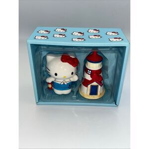 Hello Kitty Nautical Salt & Pepper Shakers – Blue Sky Sanrio Sailor Set NIB